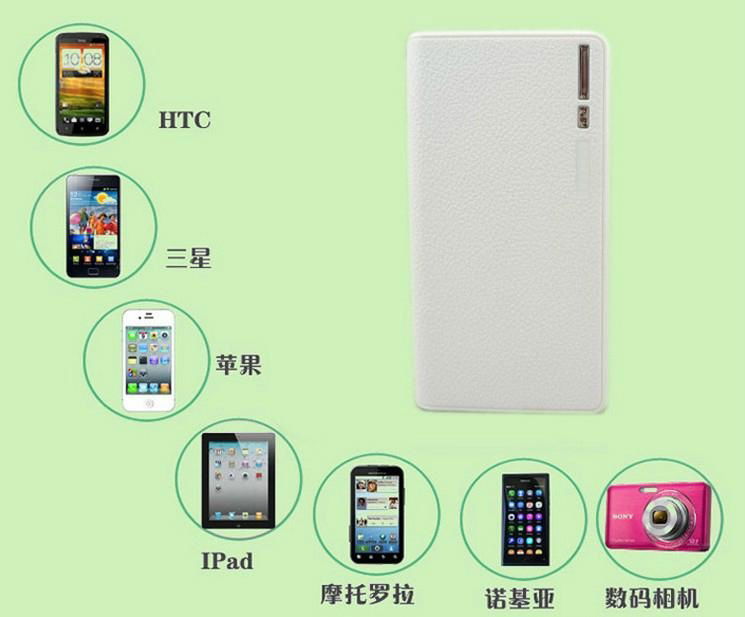 20000mAh Universal Backup Rechargeable Battery Frosted Mobile Power Bank 3