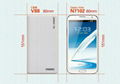  20000mAh Universal Backup Rechargeable Battery Frosted Mobile Power Bank 4