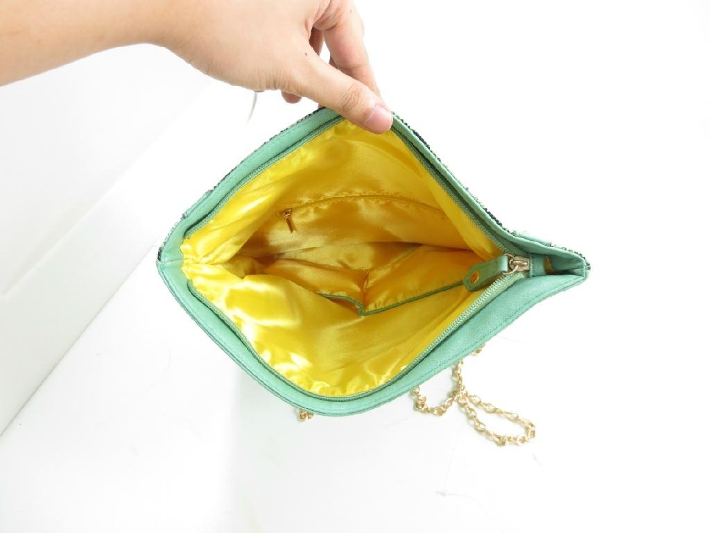 2014 PU Clutch Handbag crossbody bag fake snake skin 3