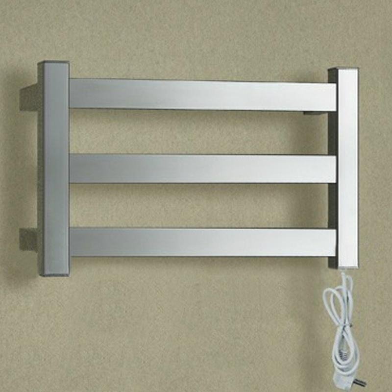 wide electric wall towel rail stainless steel heater for bathroom
