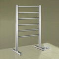 bathroom stainless steel free stand heated towel rack drier 1