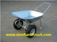 WB6211 two wheels push-pull garden wheelbarrow 3