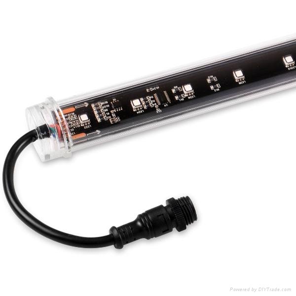 2014 Madrix compatible 3d dmx rgb led tube light for dj club
