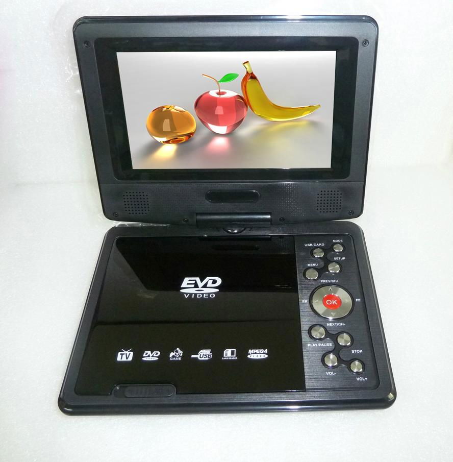 Swivel PDVD with Analog TV Game MPEG4 USB  5