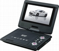 7 inch  Portable dvd player with Swivel