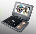 7 inch  Portable dvd player with Swivel screen 5