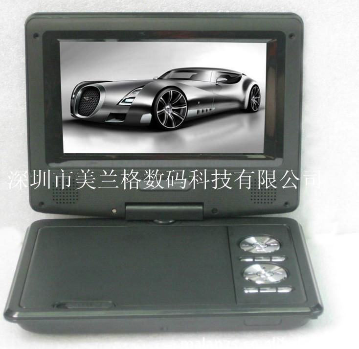 7 inch portable dvd player with DVD/TV/FM/USB/game/CE/ROHS with 3D function 4