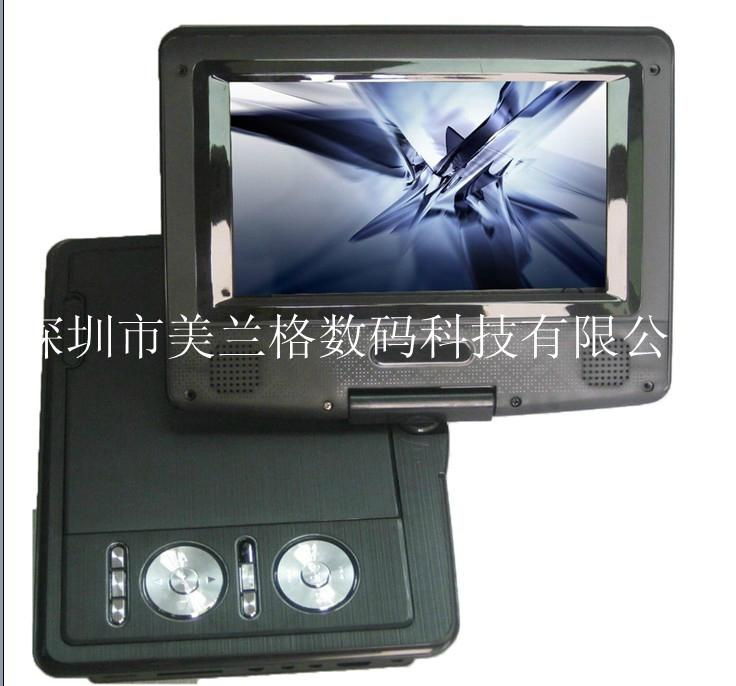 7 inch portable dvd player with DVD/TV/FM/USB/game/CE/ROHS with 3D function 5