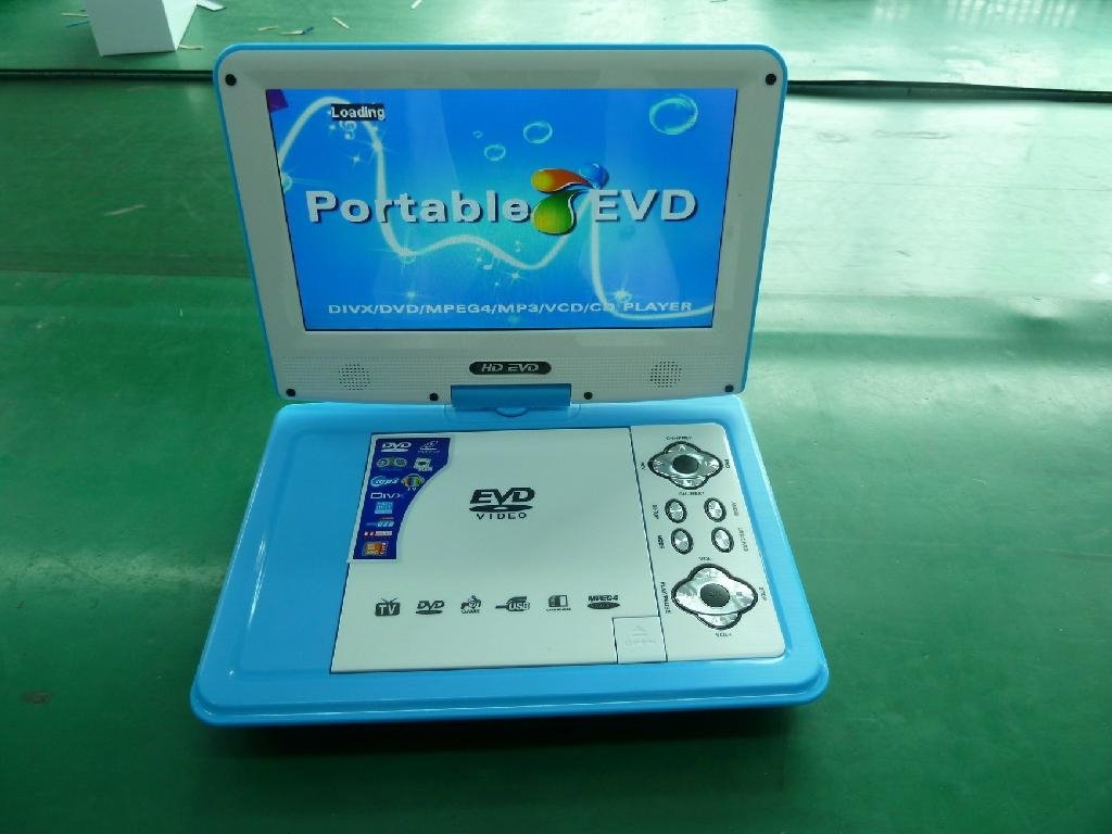 9'' High Resolution Portable DVD Player with TV/Game  5