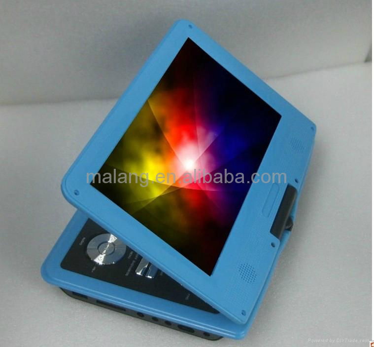 Best Selling 9" portable dvd player with TV/AV/FM/GAME 4