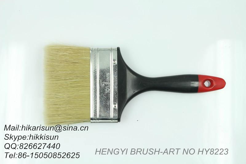 wooden handle bristle paint brush 5