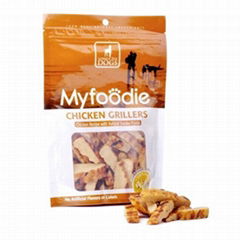 Myfoodie Gourmet All Natural Chicken Grill Dog Treats Chews 16oz