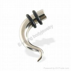 316stainless steel piercing ear taper body jewelry