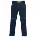 men's Denim Jeans with Whiskers Spandex Skinny Fit Fashion  5