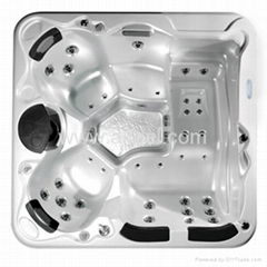 Brand new outdoor acrylic spa hot tub with 3 Seats + 1 lounge 