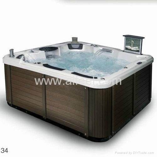 Brand new outdoor acrylic spa hot tub with 3 Seats + 1 lounge  2