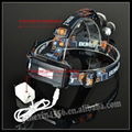 BORUIT New Arrival RJ-3000 3XCREE XM-L T6 LED Rechargeable Camping Headlamp 1