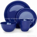 color glazed 16pcs dinner set 1