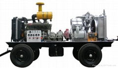 Diesel mobile high-pressure compressor