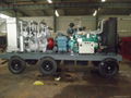 Large displacement diesel mobile high-pressure compressor