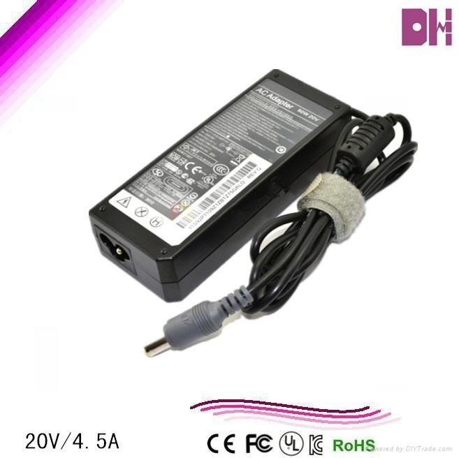 Replacement Laptop Adapter for Lenovo 20V/4.5A
