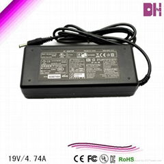 Laptop Adapter Replace Toshiba 19V/4.74A