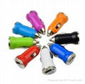 The USB Bullet Car Chargers With Single Port 5