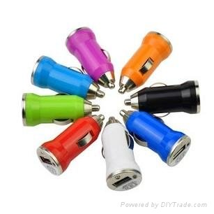 The USB Bullet Car Chargers With Single Port 5