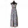 NEW PRINT NEW BEADING PARTY DRESS