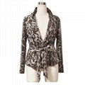 Women Leopard Print Winter Fashion Jacket