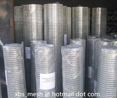 Galvanized welded wire mesh