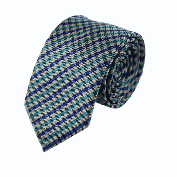 Latest checked Polyester Necktie 4