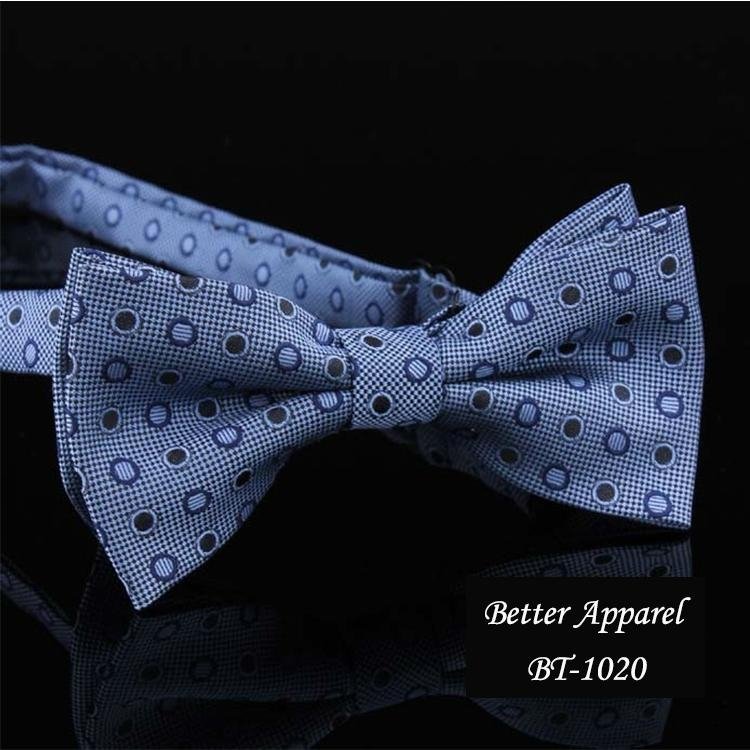 polyester bow tie custom embroidered bow tie 2