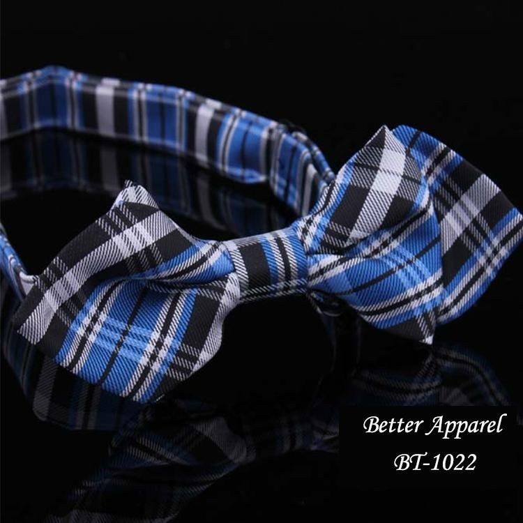 polyester bow tie custom embroidered bow tie 4