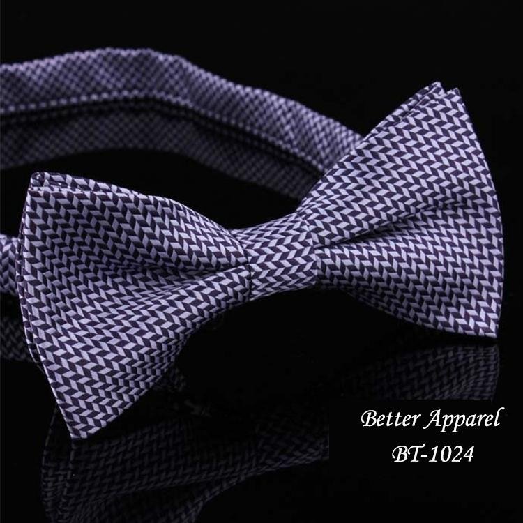 polyester bow tie custom embroidered bow tie 5