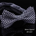 Fashion men yarn dyed polyester bow ties in the style of Korea 2