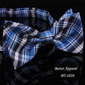 Fashion men yarn dyed polyester bow ties in the style of Korea 4