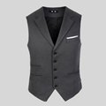 Colorful checked new fashion styles waistcoat for gentleman 3