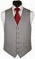 Mens flora waistcoat vest uniform wedding 5