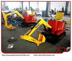 amusement rides kids excavator