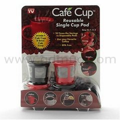 reusable sigle cup pod reusable coffee capsule