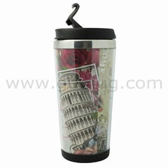 changeable insert paper travel mug