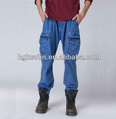 Top brand new men sex pant designs leather military cargo pants