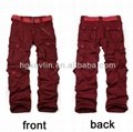 cheap wholesale men's jeans denim pants cargo pants 2