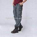 wholesale military style mens cheap khaki baggy cargo pants 2