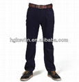 Business sexy design overalls skinny embroidered corduroy pants 1