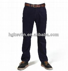 Business sexy design overalls skinny embroidered corduroy pants