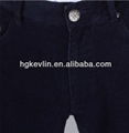 Business sexy design overalls skinny embroidered corduroy pants 3