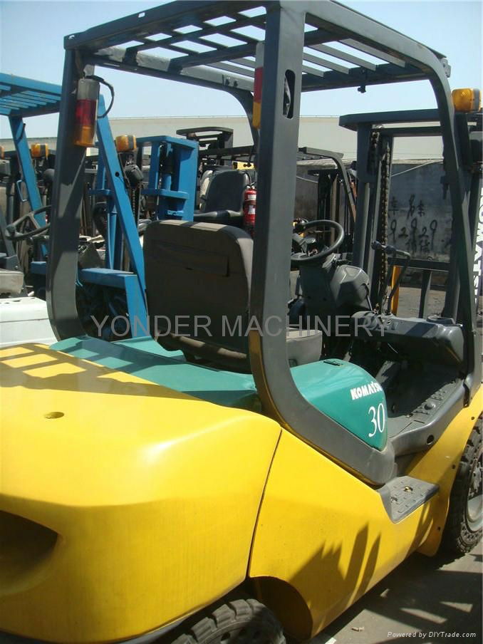 used original japan 3 ton komatsu forklift 4