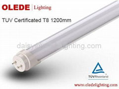 TUV Certificated T8 1200mm(4ft) LED Tube Lights